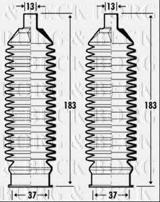 BORG & BECK BSG3364 Пильовик, рульове управління