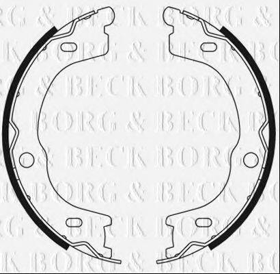BORG & BECK BBS6499 Комплект гальмівних колодок