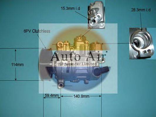AUTO AIR GLOUCESTER 141253 Компресор, кондиціонер