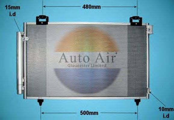 AUTO AIR GLOUCESTER 161092 Конденсатор, кондиціонер
