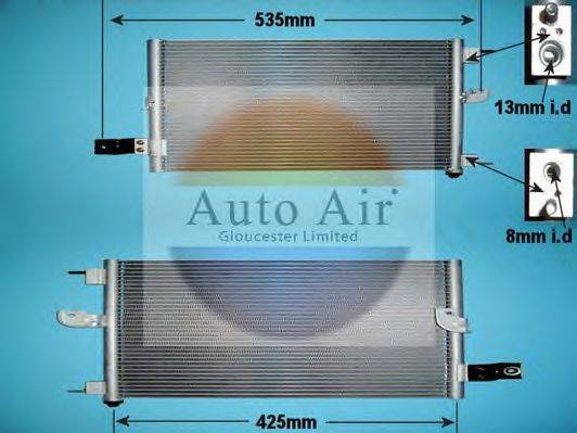 AUTO AIR GLOUCESTER 161154 Конденсатор, кондиціонер