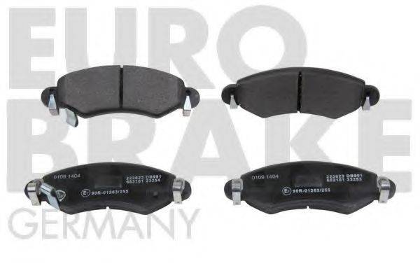 EUROBRAKE 5502223623 Комплект гальмівних колодок, дискове гальмо