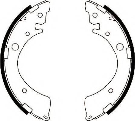 JURID 362237J Комплект гальмівних колодок