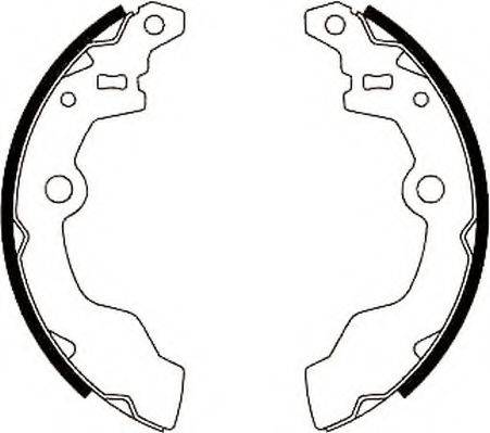 JURID 362297J Комплект гальмівних колодок