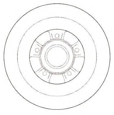 JURID 562170J гальмівний диск