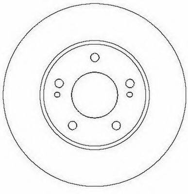 JURID 562285JC гальмівний диск