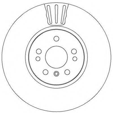 JURID 562403JC гальмівний диск