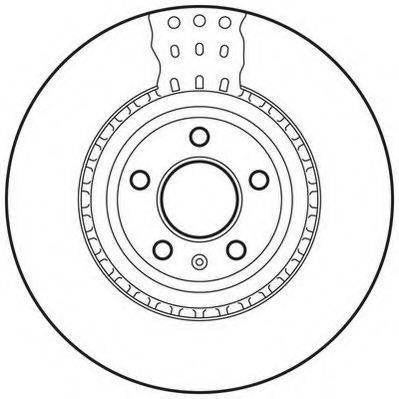 JURID 562661JC гальмівний диск