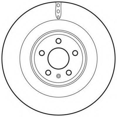 JURID 562767JC гальмівний диск