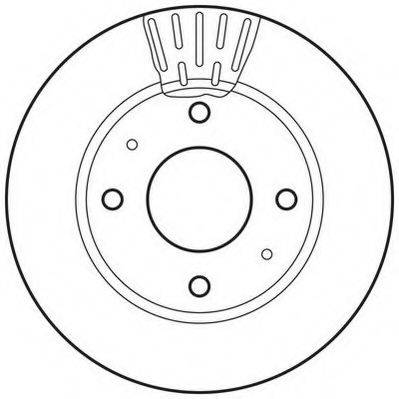 JURID 562806JC гальмівний диск