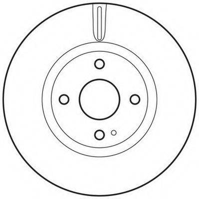 JURID 562834JC гальмівний диск