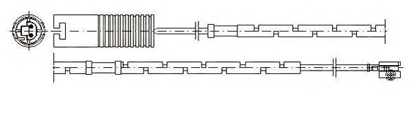 JURID 581359 Сигналізатор, знос гальмівних колодок