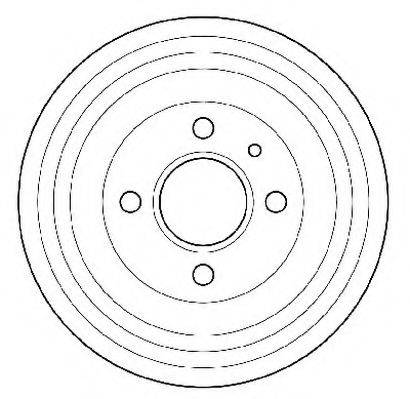 JURID 329180J Гальмівний барабан