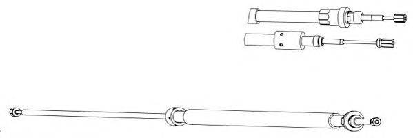 JURID 433042J Трос, стоянкова гальмівна система