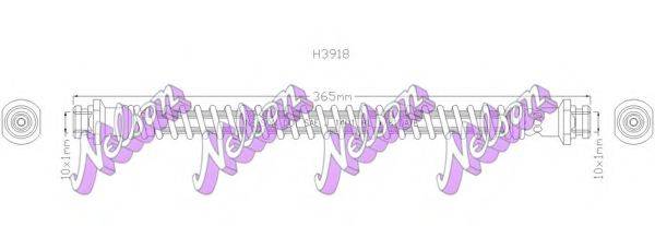 BROVEX-NELSON H3918 Гальмівний шланг