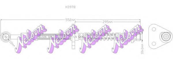 BROVEX-NELSON H3978Q Гальмівний шланг
