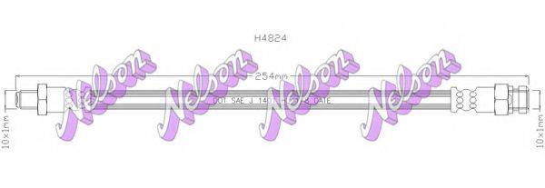 BROVEX-NELSON H4824 Гальмівний шланг