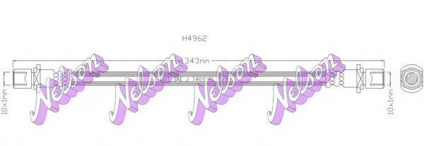 BROVEX-NELSON H4962 Гальмівний шланг