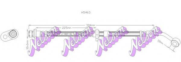 BROVEX-NELSON H5463 Гальмівний шланг