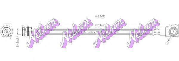 BROVEX-NELSON H6302 Гальмівний шланг