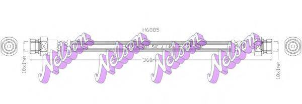 BROVEX-NELSON H6885 Гальмівний шланг