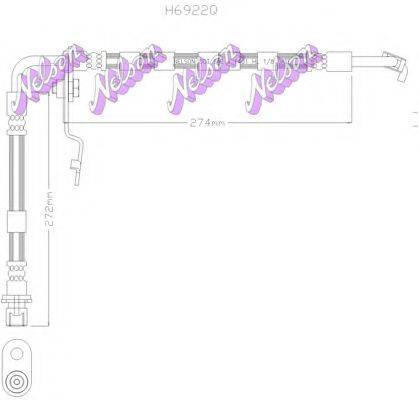 BROVEX-NELSON H6922Q Гальмівний шланг