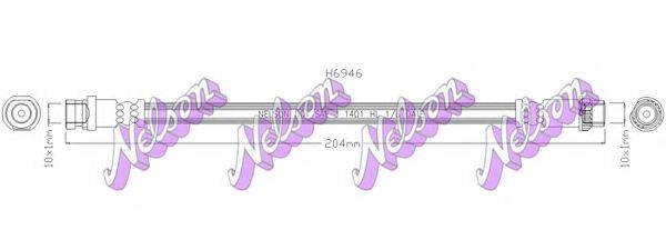 BROVEX-NELSON H6946 Гальмівний шланг