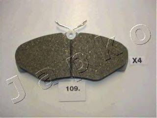 JAPKO 50109 Комплект гальмівних колодок, дискове гальмо