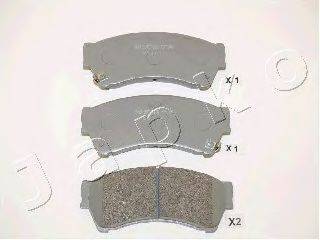 JAPKO 50346 Комплект гальмівних колодок, дискове гальмо