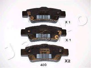 JAPKO 51400 Комплект гальмівних колодок, дискове гальмо