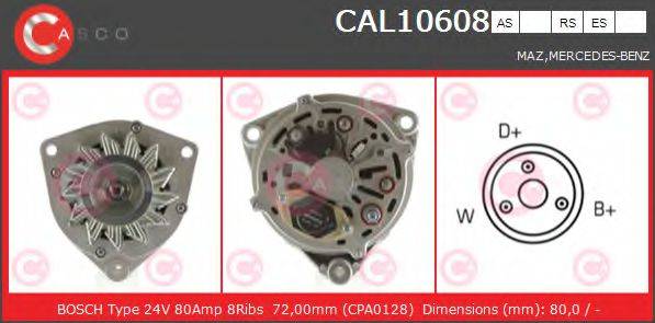 CASCO CAL10608AS Генератор