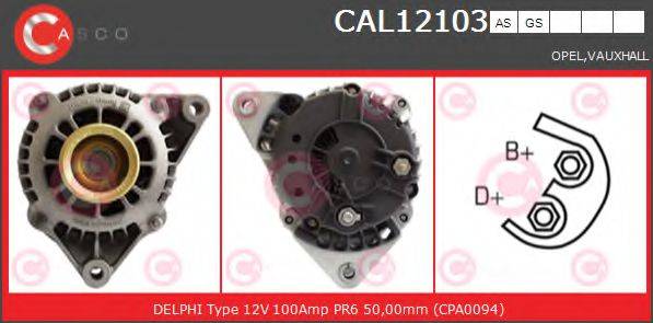 CASCO CAL12103AS Генератор