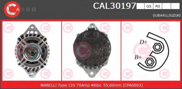 CASCO CAL30197RS Генератор