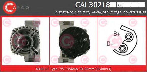 CASCO CAL30218GS Генератор