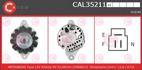 CASCO CAL35211AS Генератор