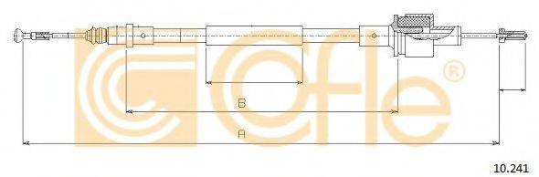 COFLE 10241 Трос, управління зчепленням