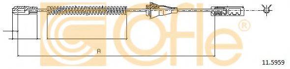 COFLE 115959 Трос, стоянкова гальмівна система