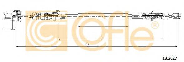 COFLE 182027 Трос, управління зчепленням