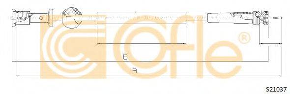COFLE S21037 Трос спідометра