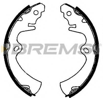 BREMSI GF0774 Комплект гальмівних колодок