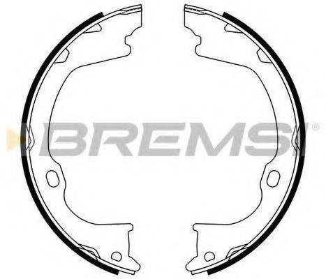 BREMSI GF4986 Комплект гальмівних колодок, стоянкова гальмівна система