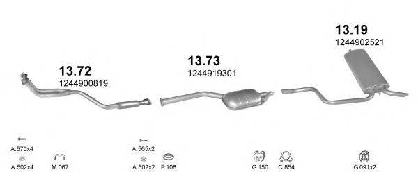 POLMO POLMO05294 Система випуску ОГ