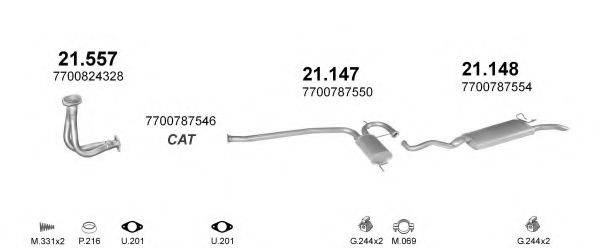 POLMO POLMO08682 Система випуску ОГ