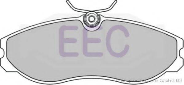 EEC BRP0806 Комплект гальмівних колодок, дискове гальмо