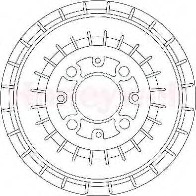 BENDIX 329015B Гальмівний барабан
