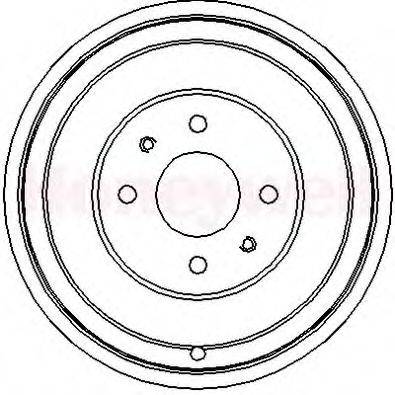 BENDIX 329022B Гальмівний барабан