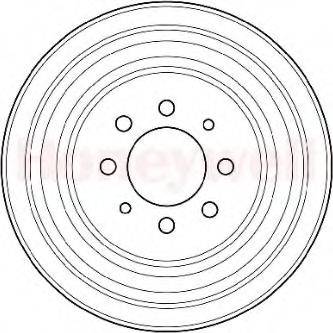 BENDIX 329108B Гальмівний барабан