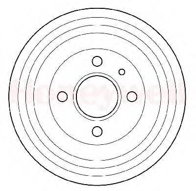 BENDIX 329180B Гальмівний барабан
