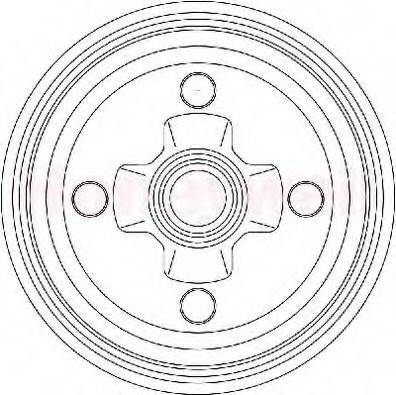 BENDIX 329225B Гальмівний барабан
