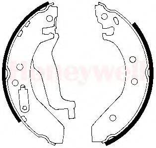 BENDIX 361352B Комплект гальмівних колодок